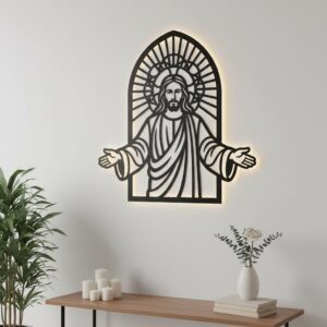 Jesus Digital Art Bundle, Christian Wall Decor, Religious Faith Blessing Design