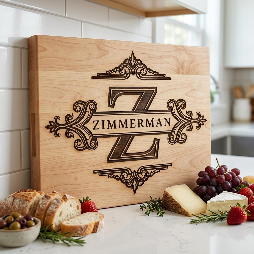 Monogramm-Gravurdateien-Paket, personalisierter Familienname, elegantes filigranes Alphabet-Design – Bild 9