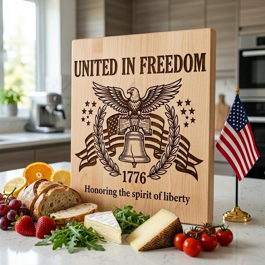 Patriotic 4th of July Eagle Flag 1776, American Laser Engraving Download – Image 9