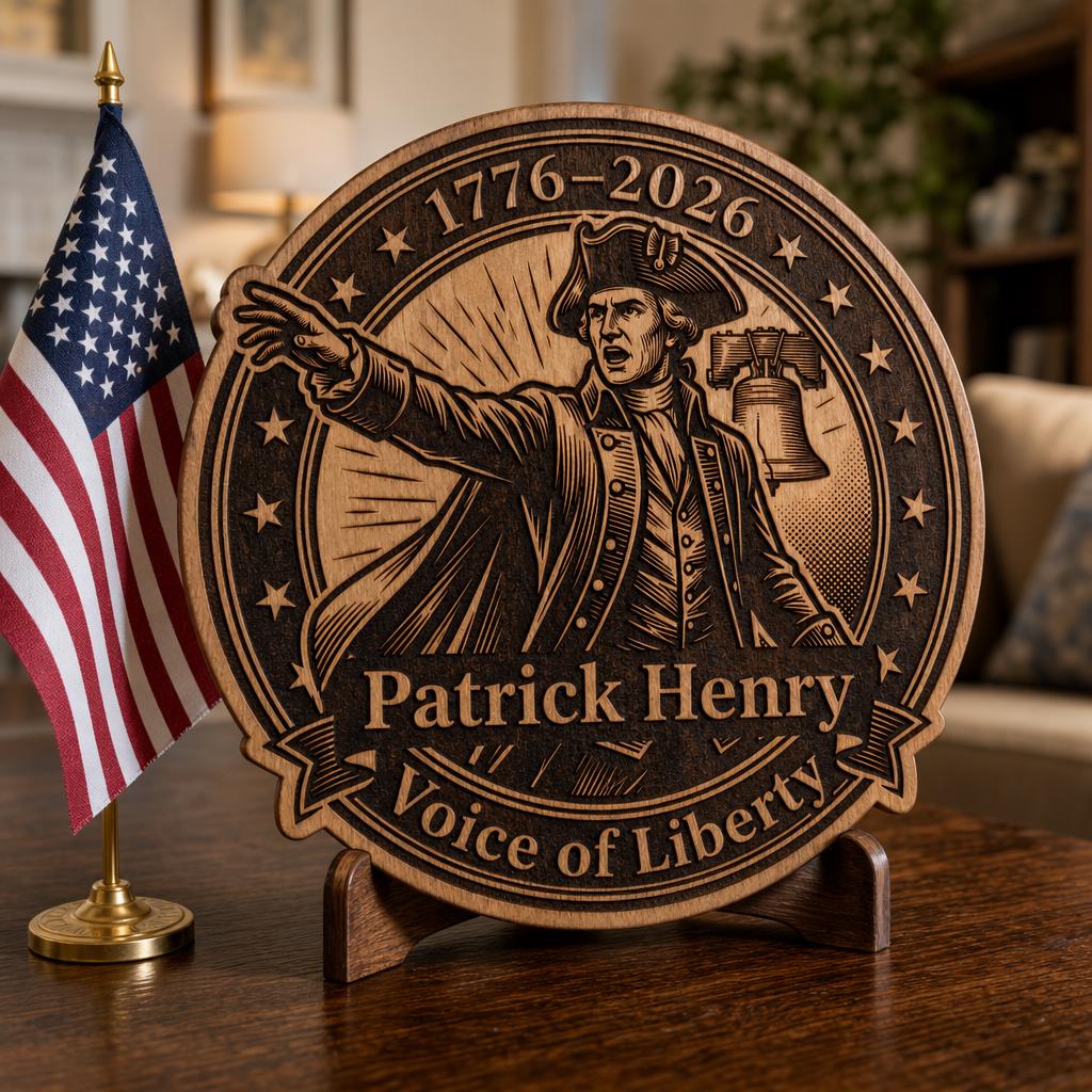 Pacchetto patriottico per il 250° anniversario, file per incisione laser per insegna in legno USA 1776 - immagine 11