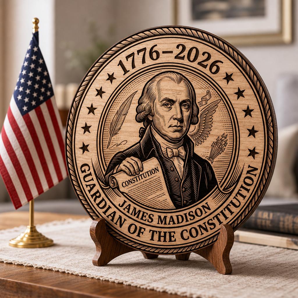 Pacchetto patriottico per il 250° anniversario, file per incisione laser per insegna in legno USA 1776 - immagine 7