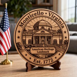 250th Anniversary Patriotic Design Bundle, Revolutionary War Landmark Wood Signs