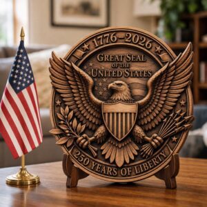 3D Illusion Laser Engraving File, Patriotic PNG for Wood, American Icons Bundle