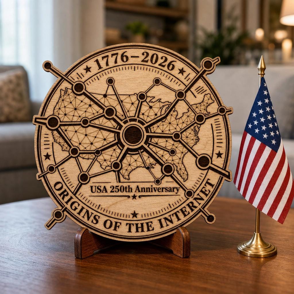 Amerikas 250. Jubiläums-Gravur-Bundle, Innovations-Blaupausen-Holzschild-Design – Bild 11