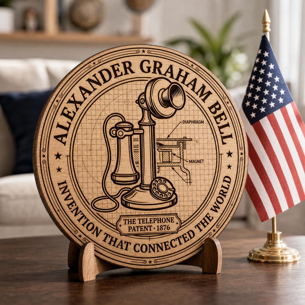 Amerikas 250. Jubiläums-Gravur-Bundle, Innovations-Blaupausen-Holzschild-Design – Bild 7