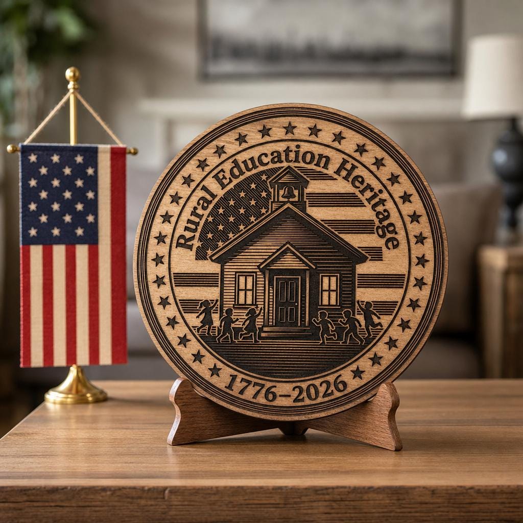 File di incisione dell'America coloniale, 250º anniversario degli Stati Uniti, design di targa in legno - immagine 8