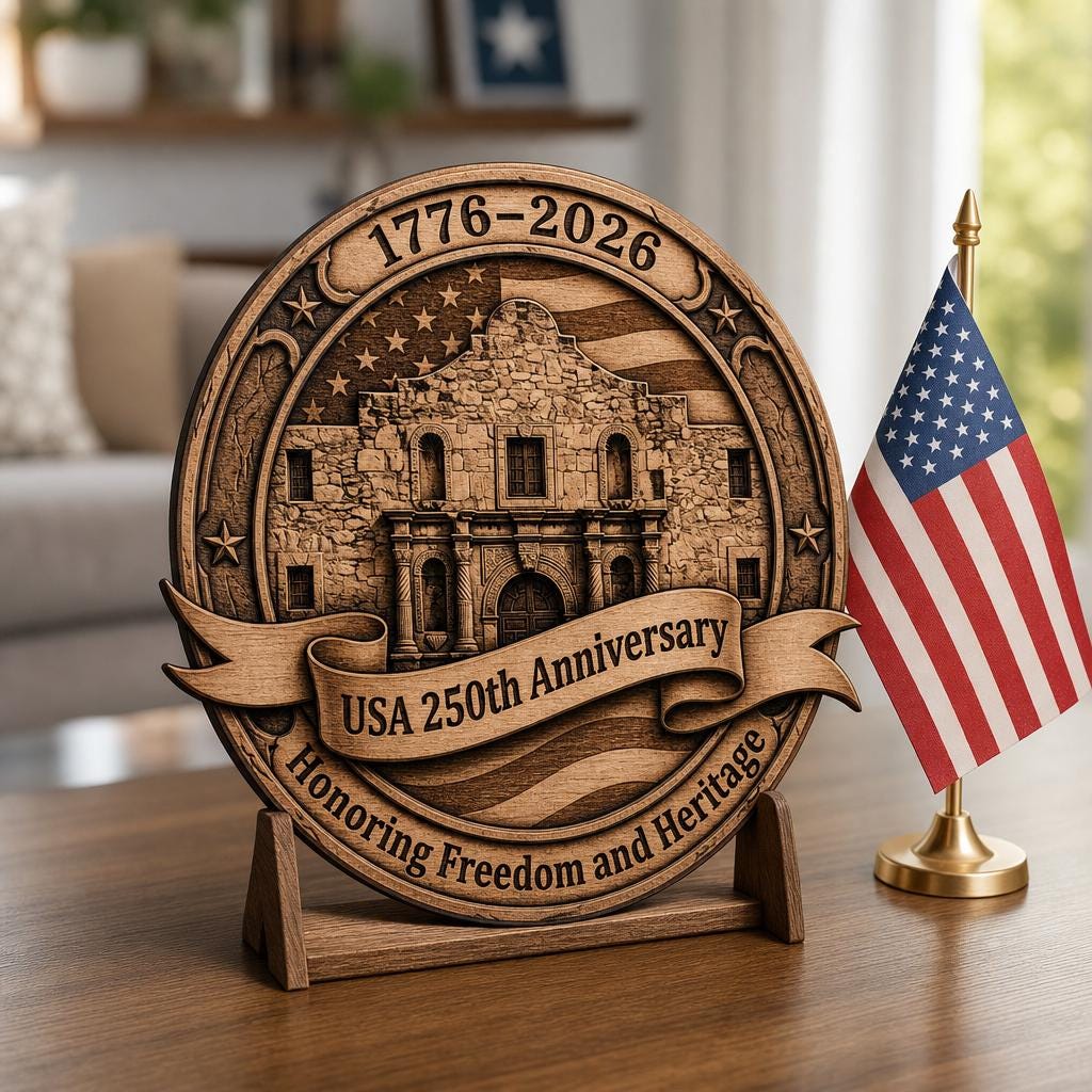 Laser Engraving File, USA Anniversary 3D Illusion, Patriotic Landmark PNG Bundle