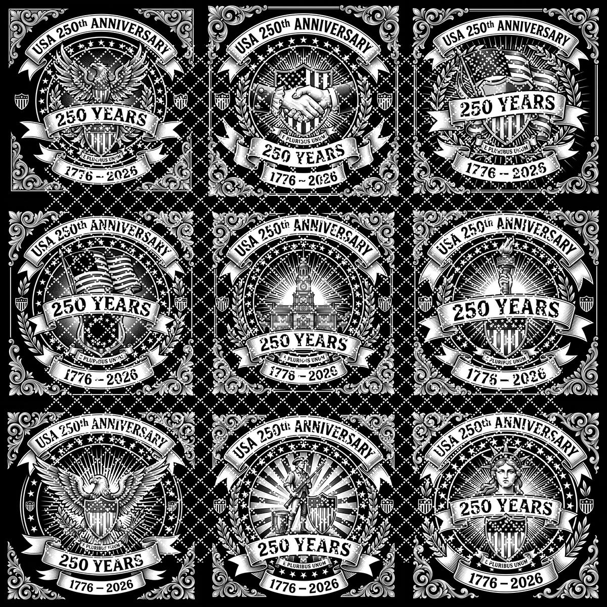 USA 250. Jubiläum Lasergravur-Dateien, patriotisches Schiefer-Untersetzer-Design-Set 9 – Bild 10