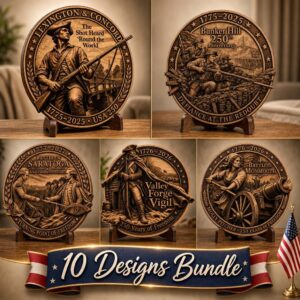 250th Anniversary Patriotic Laser File, Revolutionary War Wood Sign PNG