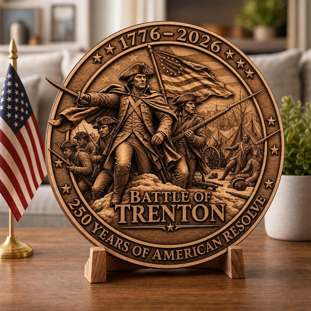 250th Anniversary Patriotic Laser File, Revolutionary War Wood Sign PNG