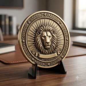 3D Apex Predator Challenge Coin Depth Map, Wildlife Relief PNG for Laser