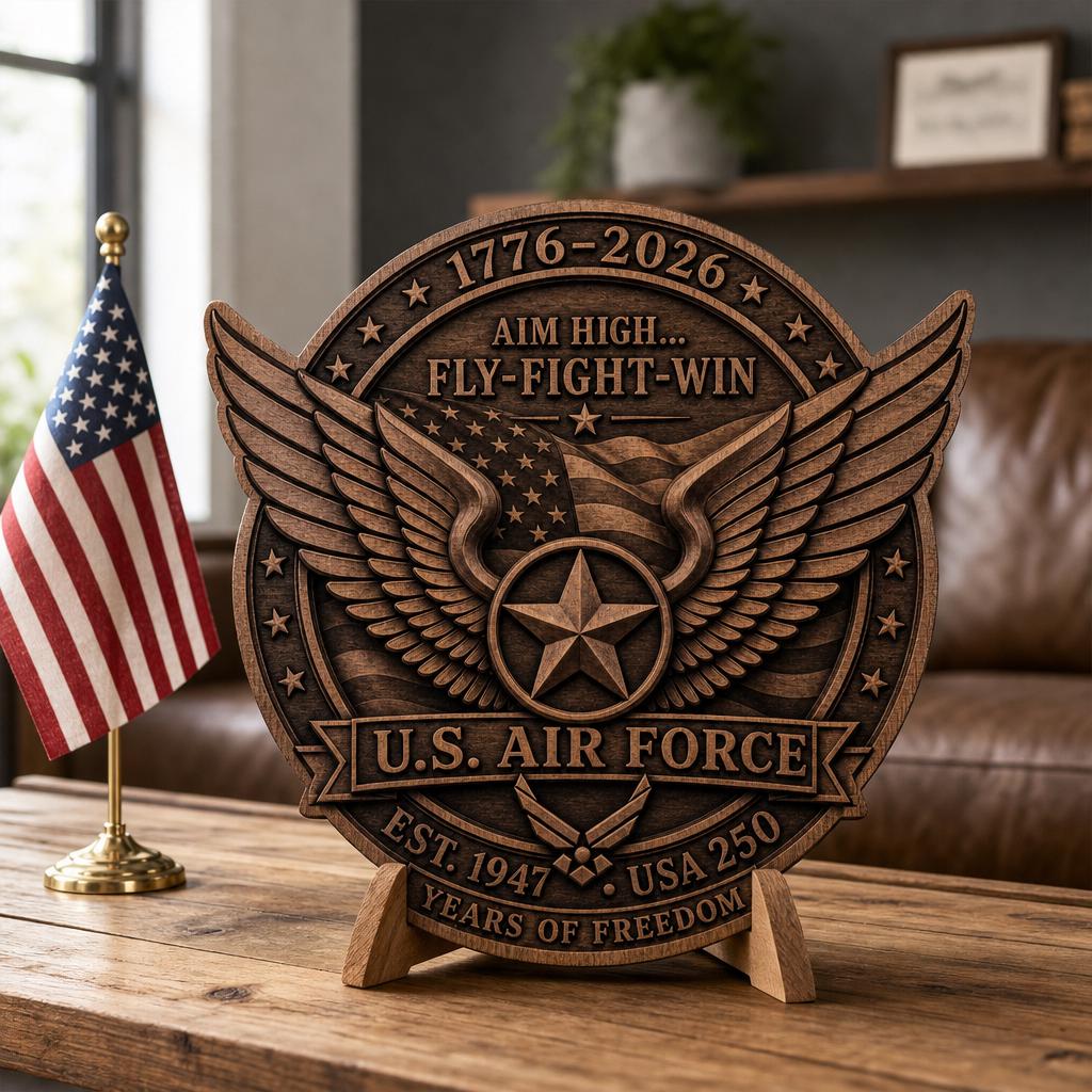 3D Illusion Military Laser Engraving PNG, Patriotic Armed Forces Seals Bundle