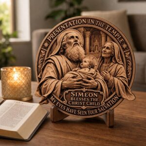 3D Illusion Nativity Scene, Jesus Laser Engraving File for Wood Plaque