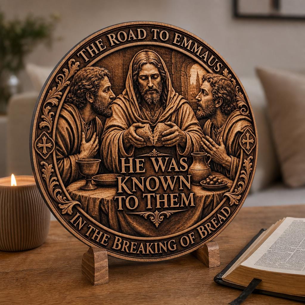 3D Jesus Illusion Laser Engraving File, Christian Resurrection Passion Art