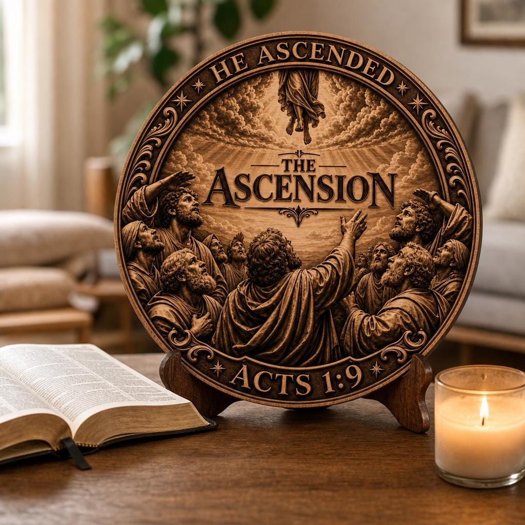 3D Jesus Illusion Laser Engraving File, Christian Resurrection Passion Art