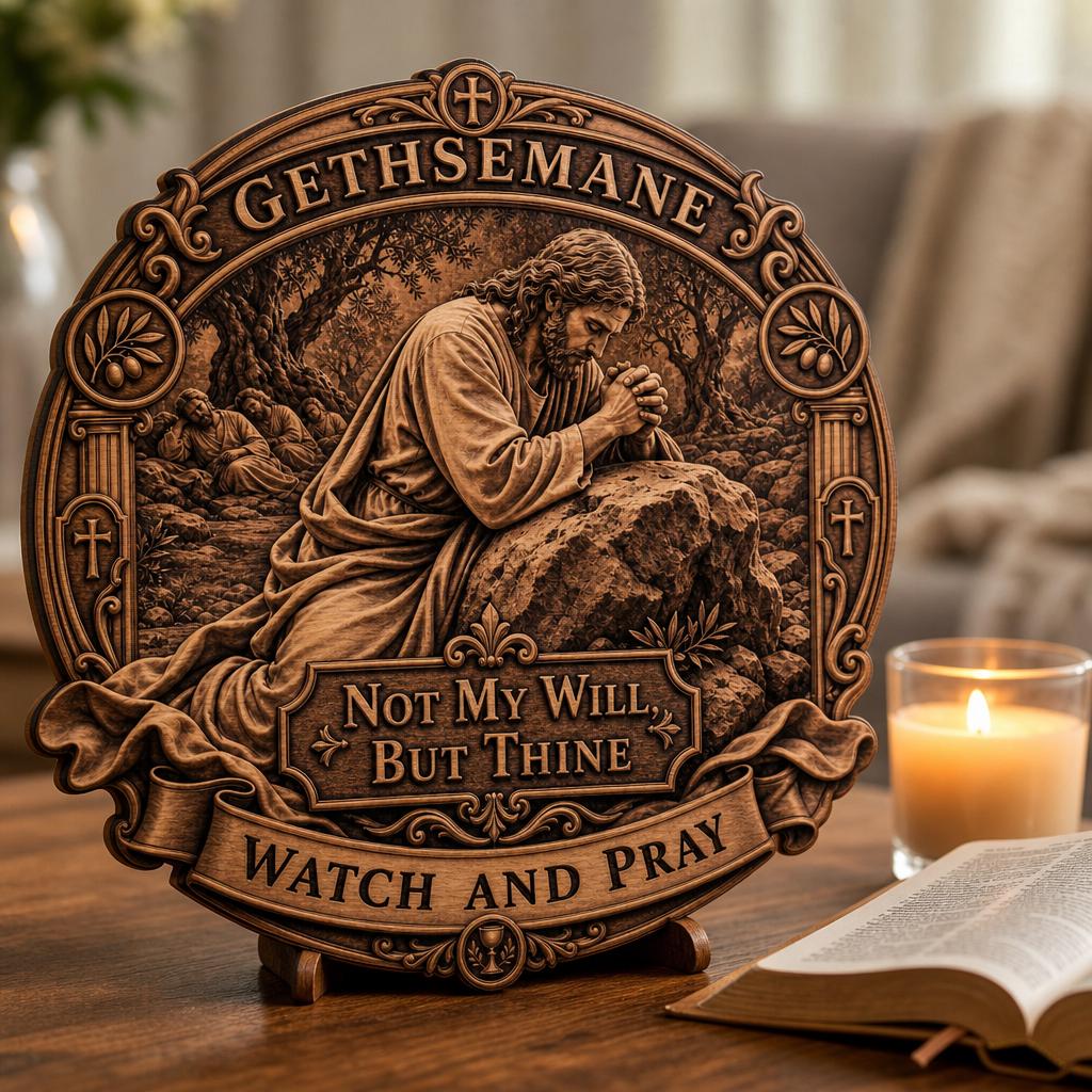 3D Jesus Illusion Laser Engraving File, Christian Resurrection Passion Art
