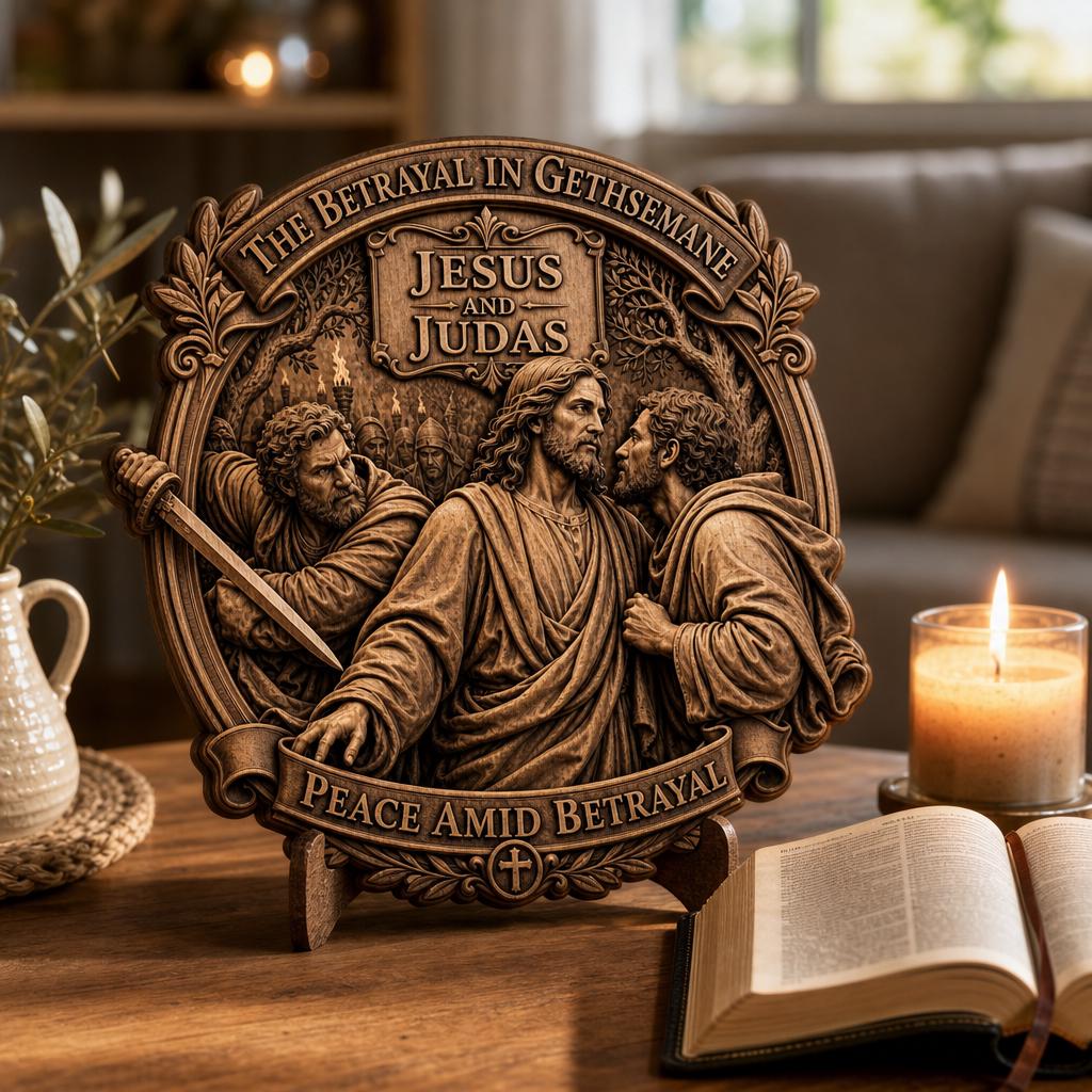 3D Jesus Illusion Laser Engraving File, Christian Resurrection Passion Art