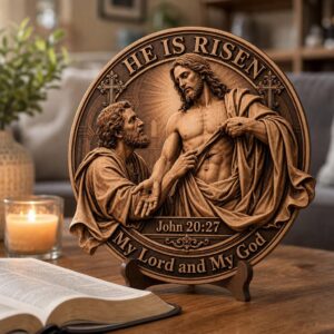3D Jesus Illusion Laser Engraving File, Christian Resurrection Passion Art