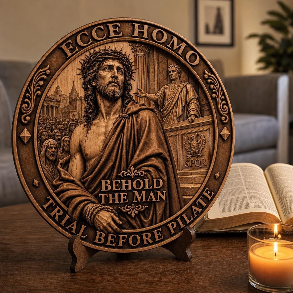 3D Jesus Illusion Laser Engraving File, Christian Resurrection Passion Art