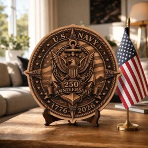 3D Patriotic Laser Engraving, USA Military Emblem Wood Sign PNG Bundle