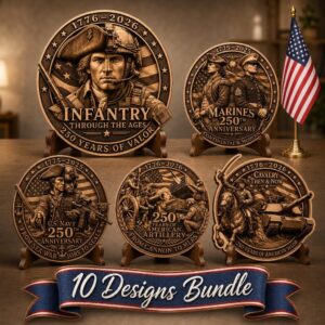 American Warrior 3D Illusion Laser Engraving, USA 250th Anniversary CNC File