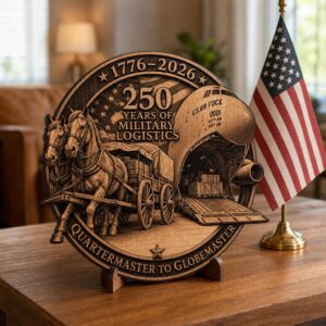 American Warrior 3D Illusion Laser Engraving, USA 250th Anniversary CNC File