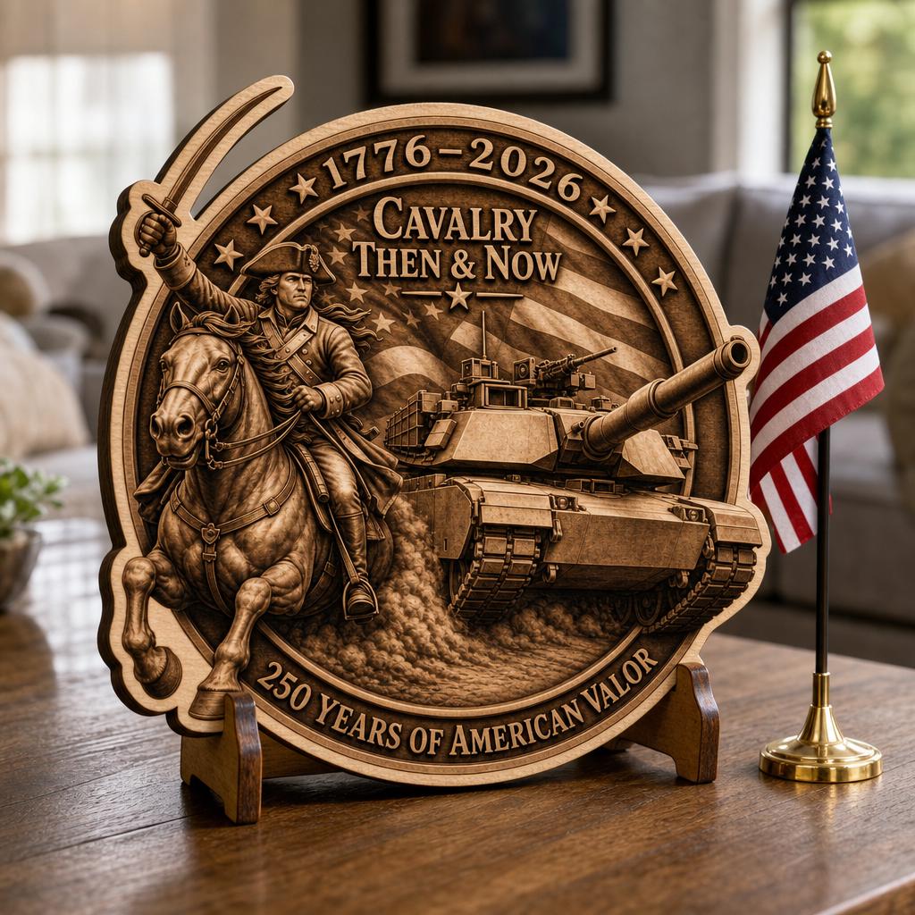 American Warrior 3D Illusion Laser Engraving, USA 250th Anniversary CNC File