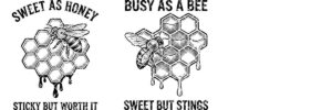 Bee Engraving File, Rustic Vintage Dripping Honey Charcuterie Board Design