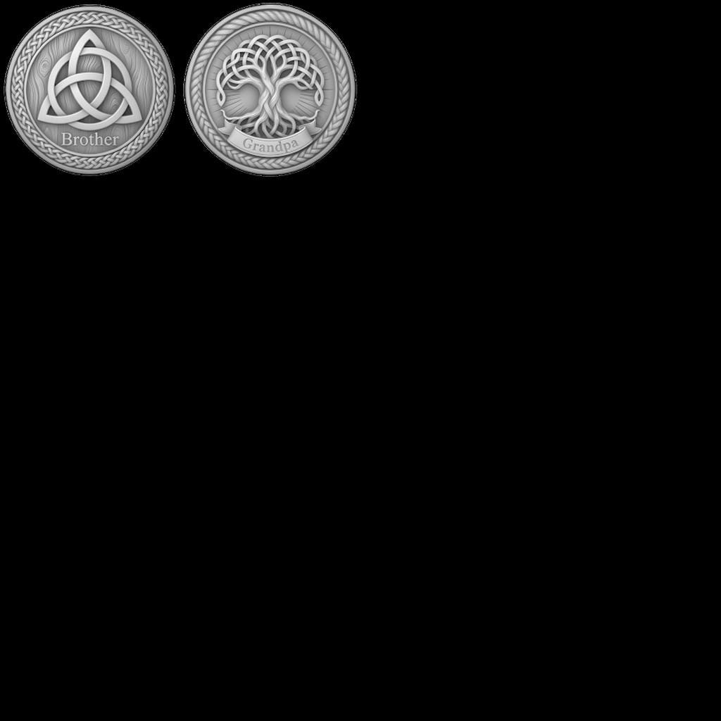 Celtic Animal Coin Engraving Depth Map, 50 Laser Files for Bronze Relief