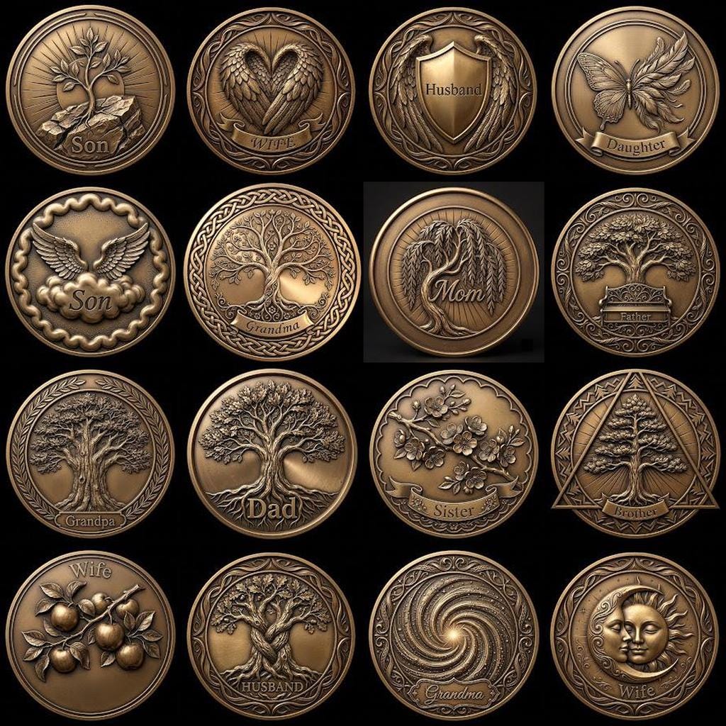 Celtic Animal Coin Engraving Depth Map, 50 Laser Files for Bronze Relief