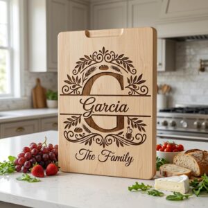 Custom Family Name Monogram Bundle, Laser Engraving Alphabet for Wood Decor