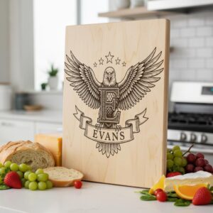 Family Crest Monograms, Alphabet Logos for Engraving, Custom Surname Designs