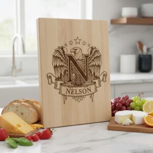 Family Crest Monograms, Alphabet Logos for Engraving, Custom Surname Designs