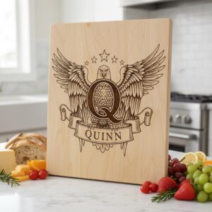 Family Crest Monograms, Alphabet Logos for Engraving, Custom Surname Designs