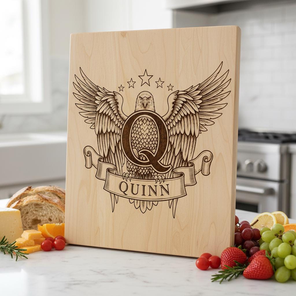 Family Crest Monograms, Alphabet Logos for Engraving, Custom Surname Designs