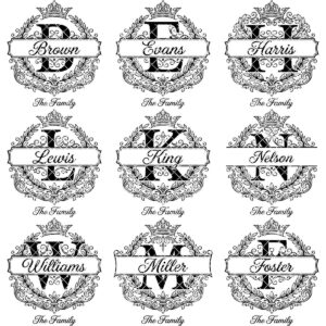 Family Name Monogram, Alphabet Bundle for Custom Laser Engraved Boards