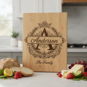 Family Name Monogram, Alphabet Bundle for Custom Laser Engraved Boards