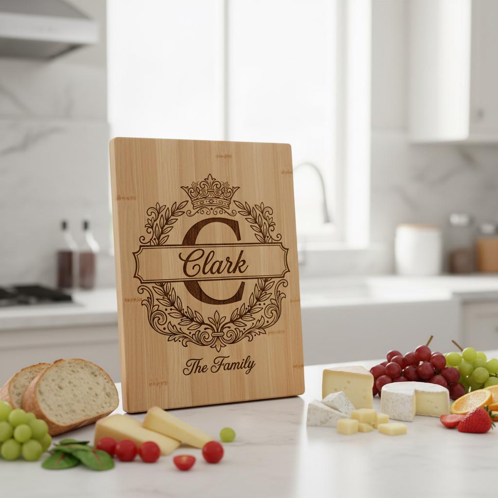 Family Name Monogram, Alphabet Bundle for Custom Laser Engraved Boards