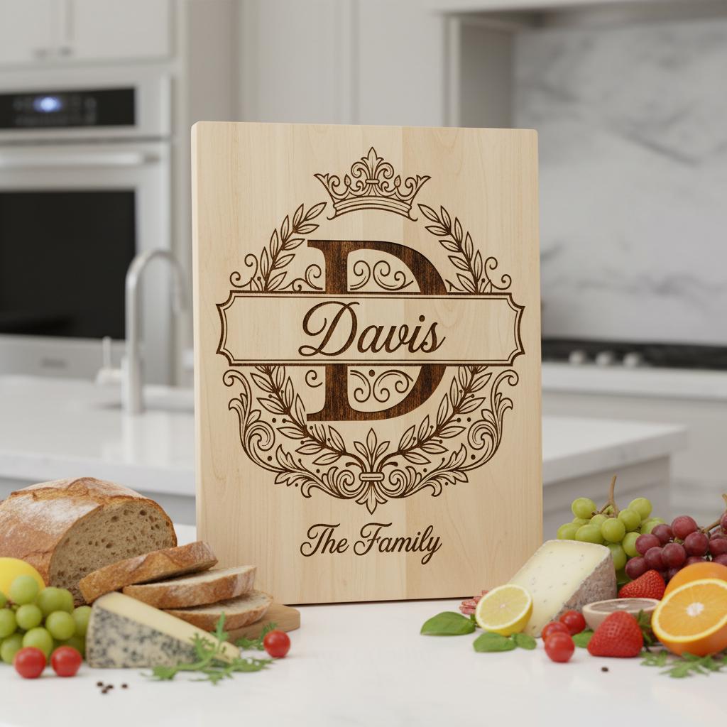 Family Name Monogram, Alphabet Bundle for Custom Laser Engraved Boards