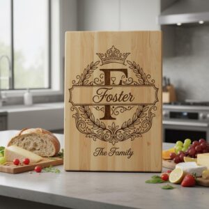 Family Name Monogram, Alphabet Bundle for Custom Laser Engraved Boards
