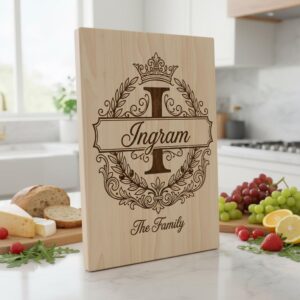 Family Name Monogram, Alphabet Bundle for Custom Laser Engraved Boards