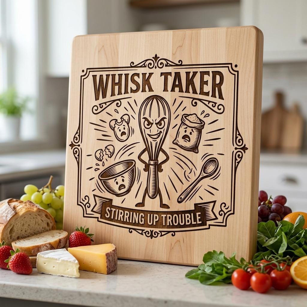 Funny kitchen board engraving designs, sarcastic farmhouse Glowforge files