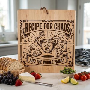 Funny kitchen board engraving designs, sarcastic farmhouse Glowforge files