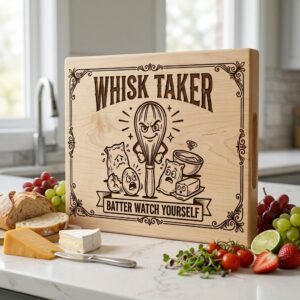 Funny kitchen board engraving designs, sarcastic farmhouse Glowforge files