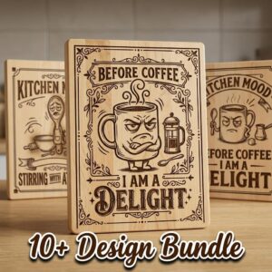 Funny Kitchen Humor Board Designs, Sassy Vintage Engraving for Charcuterie