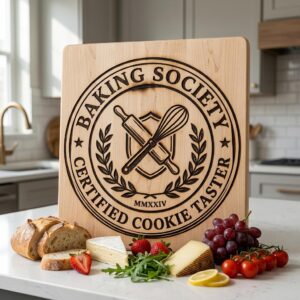 Funny Kitchen Sayings, Vintage Baking Designs for Charcuterie Board Engraving