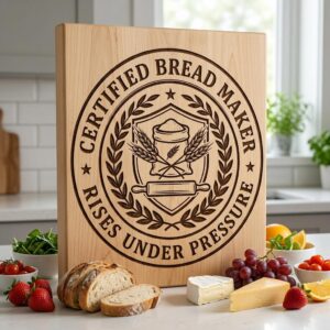 Funny Kitchen Sayings, Vintage Baking Designs for Charcuterie Board Engraving