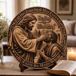 Jesus 3D Illusion Laser Engraving File, Christian PNG Wood Design Bundle