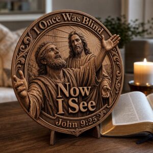 Jesus 3D Illusion Laser File, Miracles of Christ Wood Plaque Wall Art