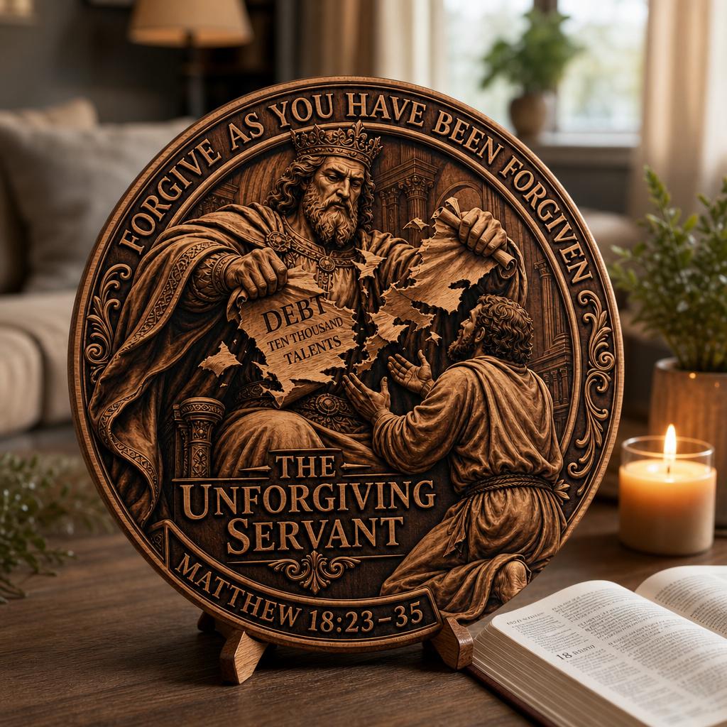 Jesus Parables 3D Illusion Laser Engraving Files, Christian Art Wood Bundle